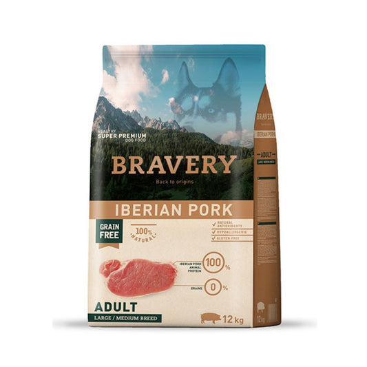 Bravery Adulto Medium/Large Iberian Pork