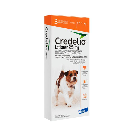 Credelio 225 mg 5,5 kg a 11 kg